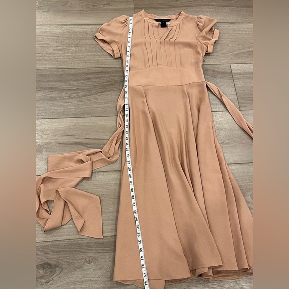MARC By MARC JACOBS Mimi Old Rose Belted Silk Crepe Dress Size 2 - Picture 11 of 11